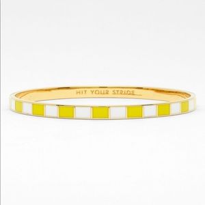 Kate Spade Hit Your Stride idiom bangle bracelet